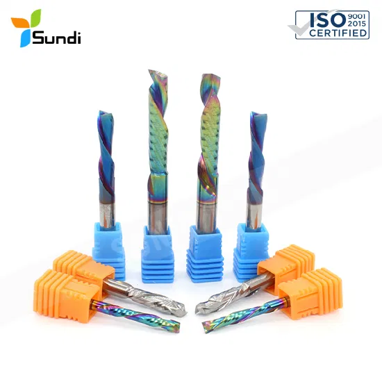 Sundi Custom-Designed Cutting PCD Wood Working Milling Cutter with HSS Shank Body PCD H2.5mm